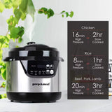 8 in 1 Multi-Use Programmable Cooker: Electric Pressure Pot with Slow Cook, Rice, Steamer, Sauté, Brown, Warmer