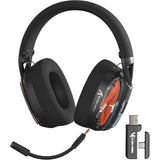 L60 Ultra-Light Gaming Headphone, 2.4G/Bt/Wired Tri-Mode, Wireless with Usb & Type C Receiver, Detachable Mic