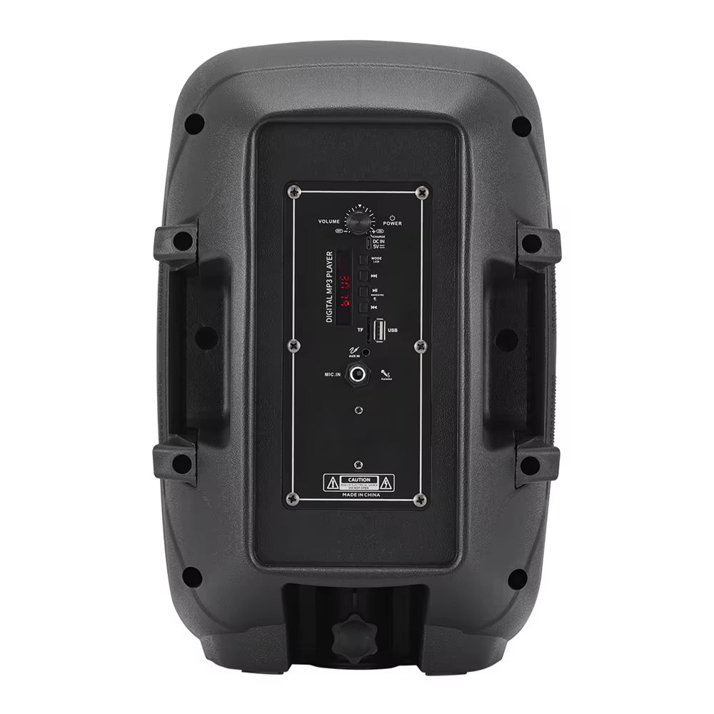 Portable Outdoor Bluetooth Speaker 6 Inch Double Horn Subwoofer Wireless Column Bass Sound with Mic