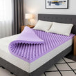 3 Inch Queen Size Memory Foam Mattress Topper with Lavender Scent and Pure Relief, 60X80
