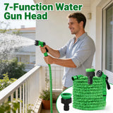 Retractable Magic Hose with High-Pressure Water Gun for Car Washing Garden Watering Multi-Function Cleaning Sprayer for Outdoor