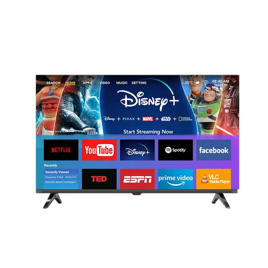42 Inch Smart TV Android 11.0, UHD LED LCD HDR10 IPS Display, with Wifi Bluetooth, USB HDMI, Support Netflix Prime Video
