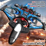 YL86 RC Plane Helicopter Three Speed Switching Aircraft Rolling at 360 °Fighter Hover at Fixed Height RC Drone Toys