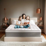 Full Size Mattress, 12 Inch Double Bed Mattress in a Box with Memory Foam and Pocket Spring for Medium Firm Feel, Fib，Customized
