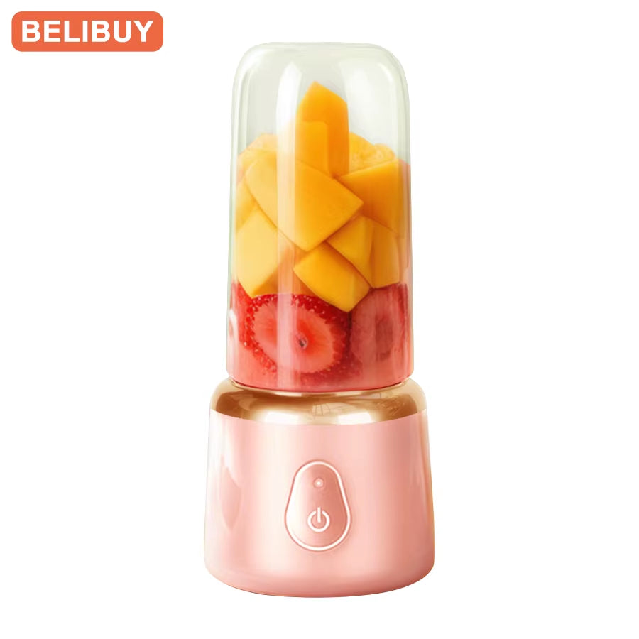 400Ml Portable Juicer Blender Electric Fruit Juicer USB Charging Lemon Orange Fruit Juicing Cup Smoothie Blender Machine