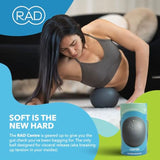 RAD Centre Soft Yoga Deep Tissue Massage Ball for Myofascial Release Therapy Ideal for Abdominal Psoas Neck and Stomach Areas E