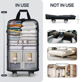 30/36/40 Inch Foldable Expandable Suitcase Bag Water-Resistant Large Capacity Rolling Travel Luggage Bag for Moving Storage