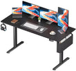 Height Adjustable Electric Standing Desk with Memory Presets and Storage Bag for Home Use