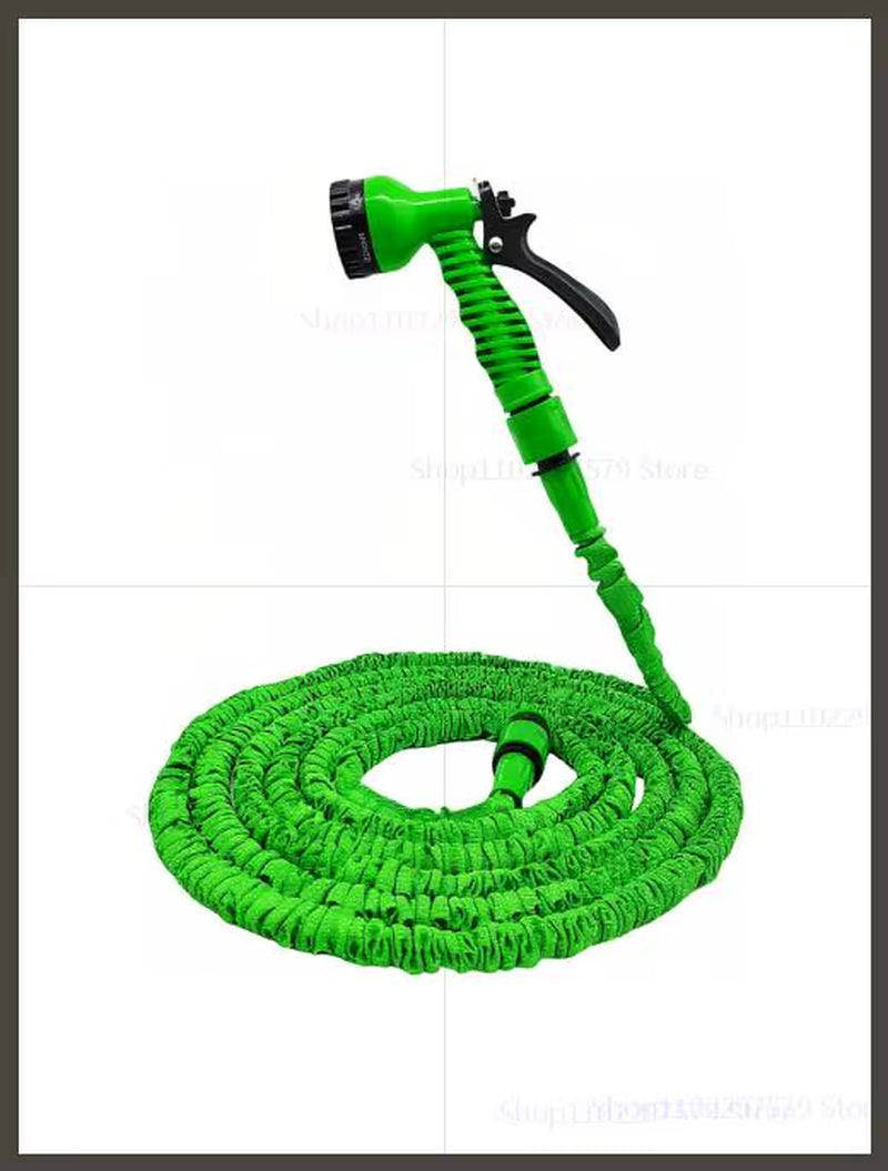 Retractable Magic Hose with High-Pressure Water Gun for Car Washing Garden Watering Multi-Function Cleaning Sprayer for Outdoor