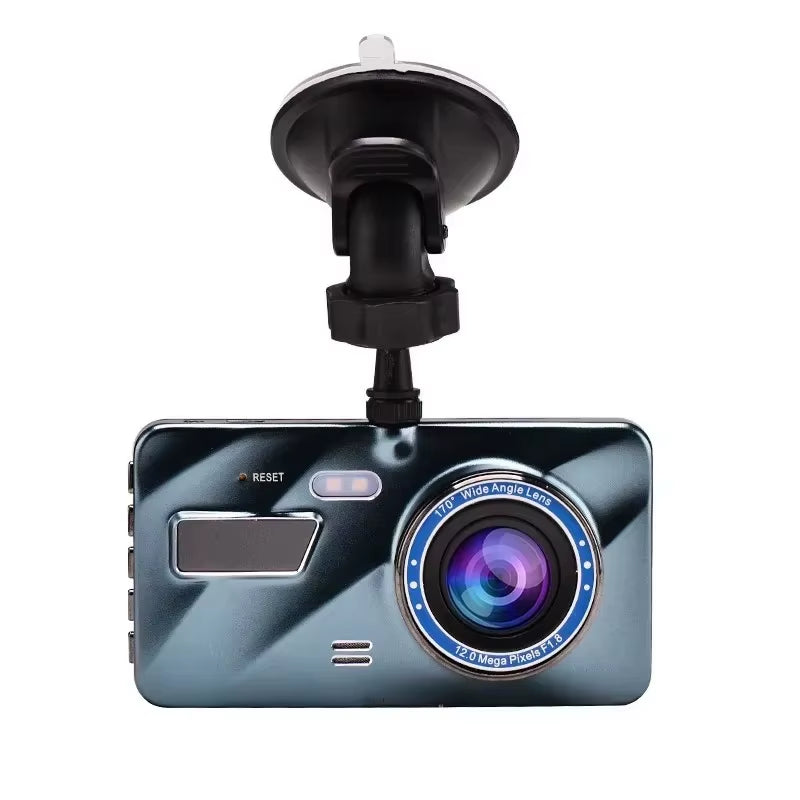A10 4" Dual Lens Driving Recorder 1296P Front and Rear Dual Recording Reversing Visual Car Recorder Touch Version 32GB