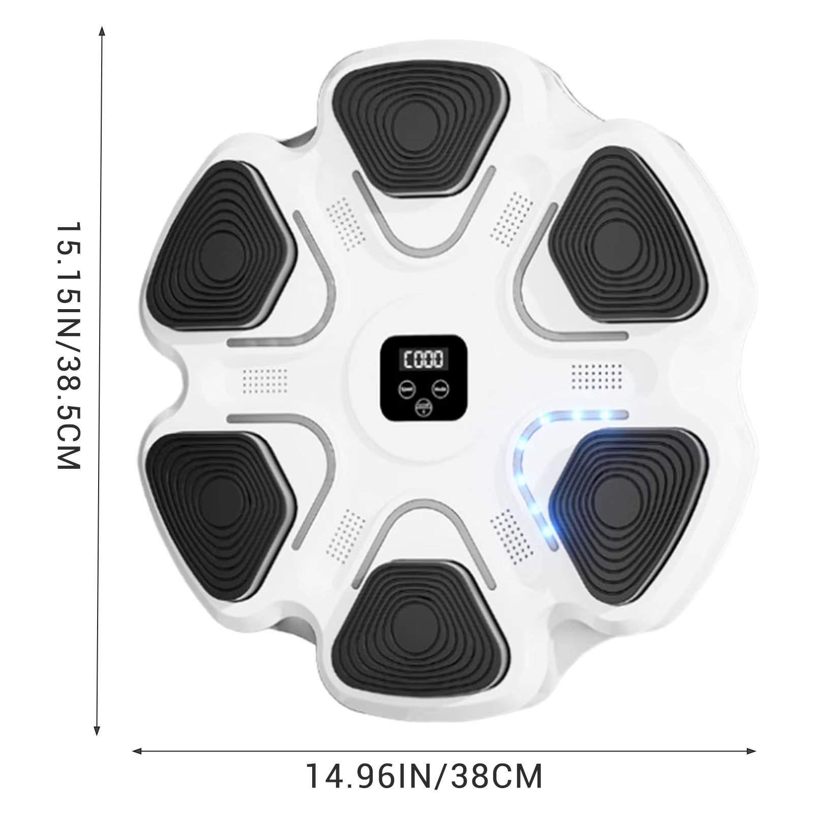 Smart Music Boxing Machine Reaction Wall Target Punch Trainer for Kids Adults Home Training with Rhythm Lights and Gloves