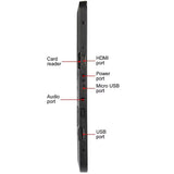 2025 RCT6513 11.6" MT8127 Quad-Core Android 6.0 Tablet with Wi-Fi, Bluetooth, Dual Cameras, 5000mAh Battery, and HDMI Port