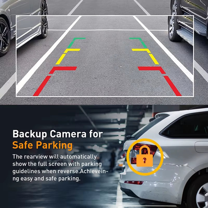 3Channel Car DVR 1080P WIFI APP Dash Cam for Cars Video Recorder Dual Len Car Recording Camera Rear View Camera Car Accessory