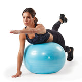 Thick Walled Yoga Ball with Stay-Put Tech - for Beginners to Pros, Strength & Flexibility Training