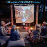 Unihertz  Tank 3S Rugged Smartphone with Integrated Projector, 5G Connectivity, 24/32GB RAM, 256/512GB Storage, Dimensity 8200 Processor, and 64MP Night Vision Camera