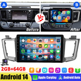 10.1" 2Din Android for Toyota RAV4 4 XA40 5 XA50 2012 - 2018 Car Radio Carplay Multimedia Video Player Navigation Stereo GPS JBL