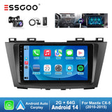 9" for Mazda5 2010-2015 Carplay Android Auto Car Stereo Multimedia Player Radio Android 14 GPS Navi Wifi BT FM SWC USB