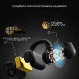 Open-Ear Headphones Bone Conduction Earphones with LED Power Display Type-C Rechargeable Call Device for Running Walking