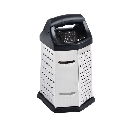 Stainless Steel Kitchen Tool Grater, Six-Sided Shredder, Radish and Potato Slicer, Grinder, Vegetable Peeler