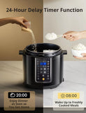 9-In-1 Electric Pressure Cooker, 14 Presets Multi Cooker Olla De Presion Non-Stick Pot Yogurt Maker Rice Cooker Slow Cooker