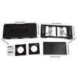 2 Burners Portable Camping Stove, 2.5KW Auto Ignition Butane/Lpg Gas Stove W/Baking Tray+Carrying Case for RV Outdoor Picnic BBQ