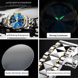 PAAZOMU Luxury Men Watches Business Top Brand Man Wristwatch Waterproof Luminous Date Week Quartz Men'S Watch High Quality+Box