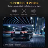 3 Channel Driving Recorder 2 Inch IPS HD Screen 1080P Camera Video Infrared Night Vision Hidden Recorder Car DVR Car Accessories