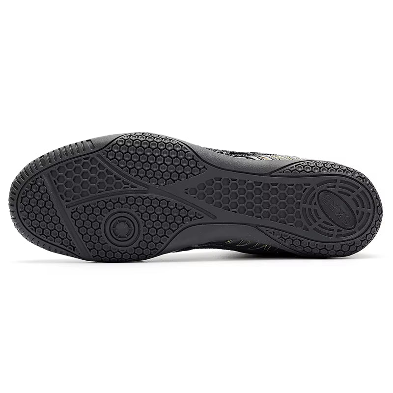 Professional Boxing and Wrestling Shoes for Men, Black and White Classic Comfort Training Boxing and Wrestling Fighting Shoes