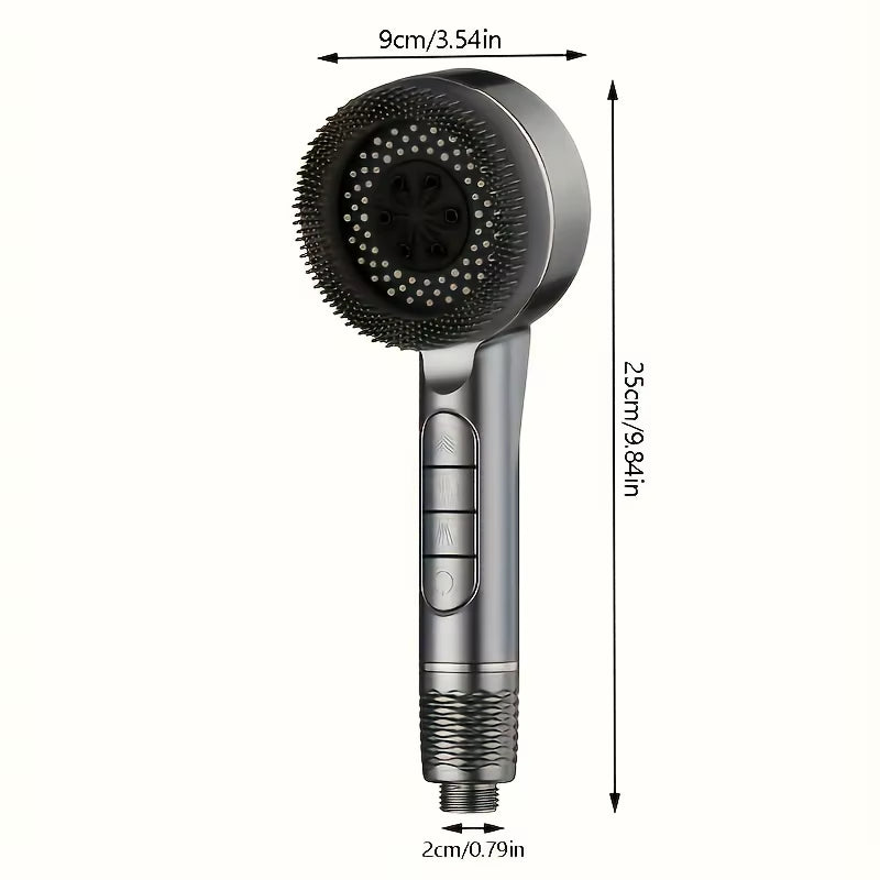 4 Mode High Pressure Shower Head Pressurized Water Massage Showerhead with Filter Handheld Shower Mixer Bathroom Accessories