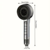 4 Mode High Pressure Shower Head Pressurized Water Massage Showerhead with Filter Handheld Shower Mixer Bathroom Accessories