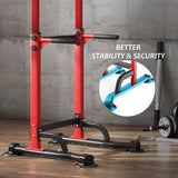 Power Tower Pull up Dip Station Multi-Function Fitness Equipment for Strength Training Adjustable Height Dip Stand for Home Gym