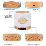 Bright Quran Azan Muslim Koran Bluetooth Speaker Portable Night Light Holy Lamp Sound Box Music Wireless Caixa De Som Bocina Mp3