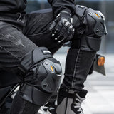 Motocross Knee Pads Anti-Fall Racing Knee Pads Comfortable Off-Road Knee Protector Motorcycle Elbow Protector for Cycling Racing