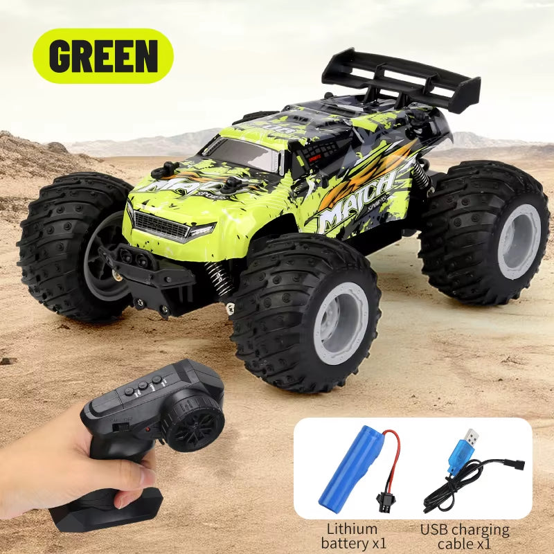 New Drift Off-Road Car, Climbing Big Foot Car, Light Remote Control Car, RC Racing Car, Boys' Toy