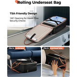 16 Inch Spinner Laptop Bag, Women'S Rolling Briefcase, Airline Approved Personal Item Travel Suitcase for Work and Travel