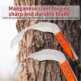 Manual Grass Sickle – Crack Weeding Tool for Roads, Long-Handle Agricultural Sickle for Grass Cutting and Gardening