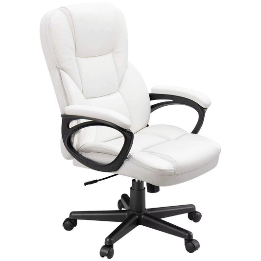 Ergonomic Executive Office Chair with Footrest for Big and Tall Users - Adjustable Reclining Desk Chair for Home and Office