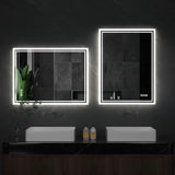 Illuminate LED Backlight Bathroom Mirror Frameless Dimmable Defog Bath/Shower/Shaving Mirror