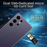 Global Vision X26 Pro Max Smartphone Android 12 8GB RAM 512GB ROM 6.8 Inch Phone 1920X1080Hd 48MP 5G Network Mobile Phones