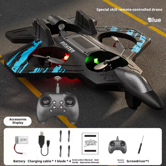 Awesome RC Stunt Plane Gift - 2.4Ghz Remote Control Foam Glider, Easy Fighter Drone for Boys, Perfect Christmas Present for Kids