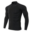 Men Sport T-Shirt Quick Dry Bodybuilding Running Shirt Long Sleeve Compression Top Gym T Shirt Men Fitness Tight Rashgard