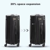 3-Piece Hardside Luggage Set with Spinner Wheels & TSA Lock, 20 Inch Carry On, 24 & 28 Inch Checked Suitcases