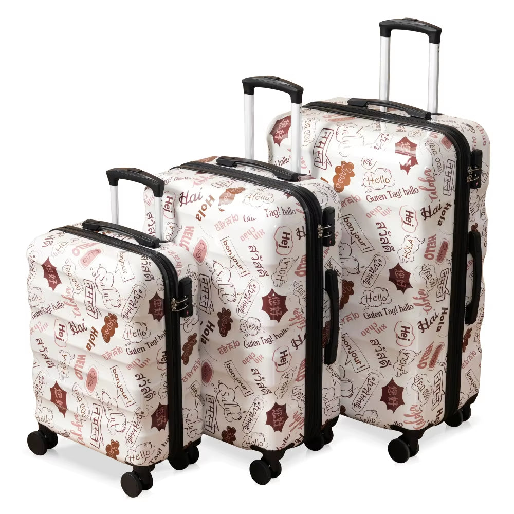 20"Carry-On Luggage with Cup Holder–Lightweight Glossy Hardshell Suitcases with Spinner Wheels TSA Lock Airline Approved