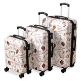 20"Carry-On Luggage with Cup Holder–Lightweight Glossy Hardshell Suitcases with Spinner Wheels TSA Lock Airline Approved