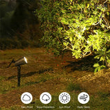 9 LED Solar Spot Light Outdoor Waterproof Spotlights Solar Garden Lights Landscape Lighting Decoration Pathway Lawn Lamp