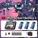 For Genuine GT8 Drone 4K Professional Dual Camera FPV GPS Brushless Motor Optical Flow Hovering Folding Quadcopter 4K 8K RC Dron