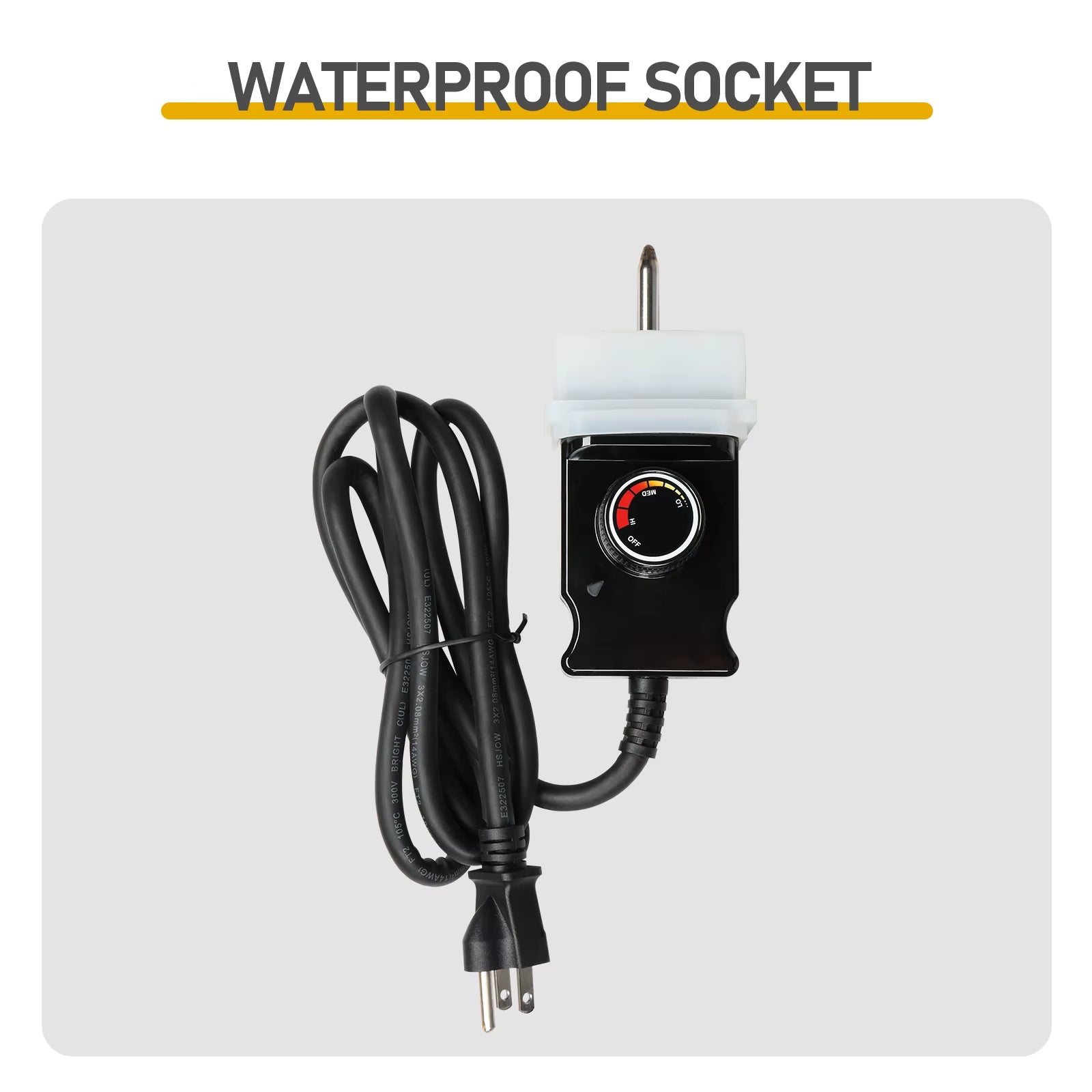 Electric Tabletop Barbecue Grill, Portable Double-Layer Indoor/Outdoor Electric Grill, Black