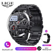 2024 New Outdoor Bluetooth Call Smart Watch Men 1.32 Inch AMOLED Full Touch Fitness Bracelet Waterproof Smartwatch Men