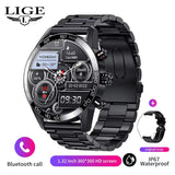 2024 New Outdoor Bluetooth Call Smart Watch Men 1.32 Inch AMOLED Full Touch Fitness Bracelet Waterproof Smartwatch Men
