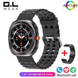 G.L Wear 2025 New Smartwatch for Men Heart Rate Monitoring Bluetooth Calling Fitness Tracking Pedometer Men'S Smartwatch